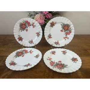 Royal Albert Centennial Rose Floral Side‎ Plates Bone China England Set of 4